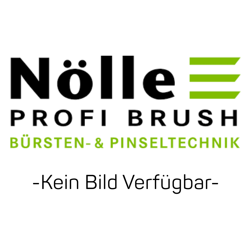 Logo-ul Nölle Profi Brush Bürsten- & Pinseltechnik e.K. cu dungi verzi apare deasupra textului "-Nicio imagine disponibilă-" pentru mătura de grădină Elaston 60 cm, verde cu gaură pentru mâner (1 bucată), când nu există o imagine a produsului.