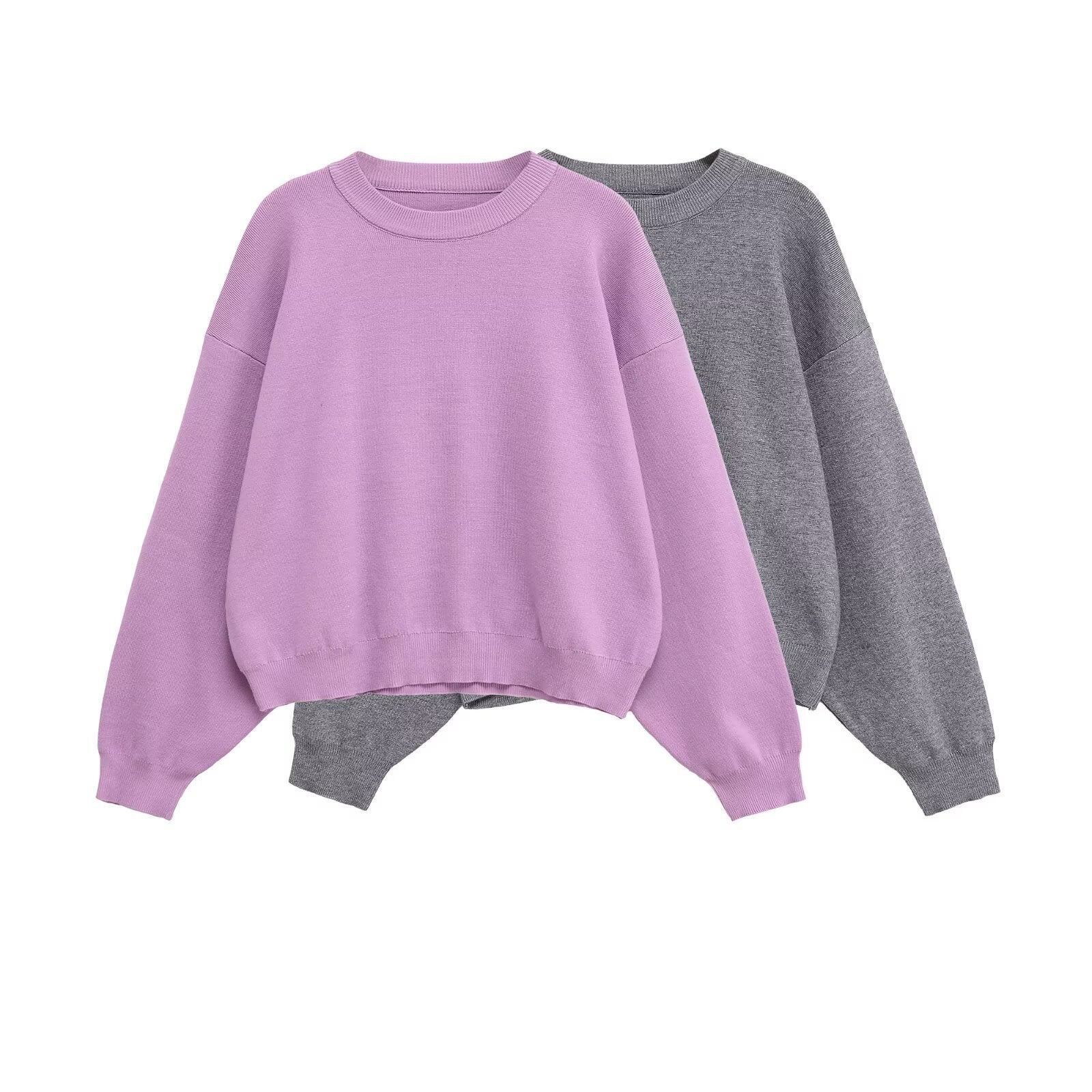 Ladies oversized casual pullover in soft sweat fabric Lune London