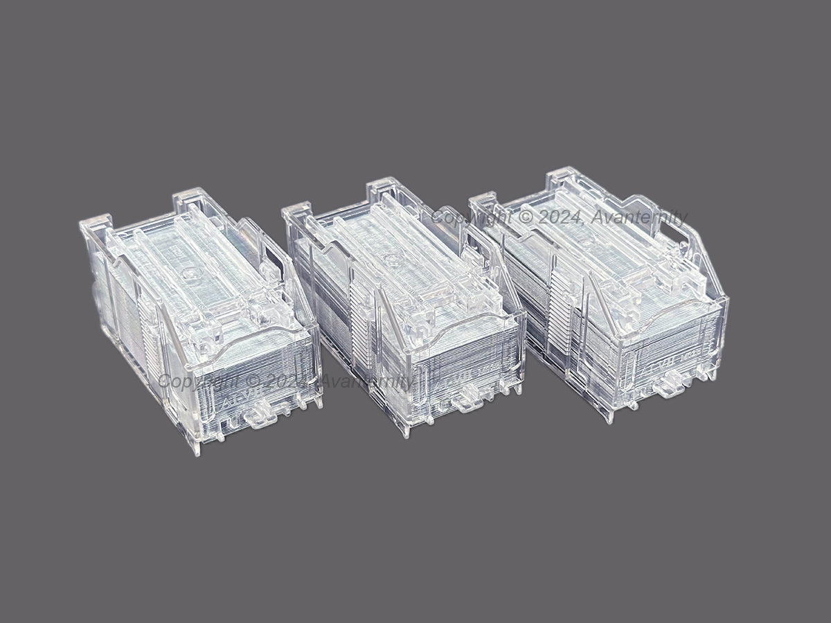 Compatible Staple Cartridges for Konica Minolta 14YK SK-602 Staples, Pack of 3 Cartridges