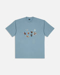 Patta Dogs T-Shirt (Dusty Blue)