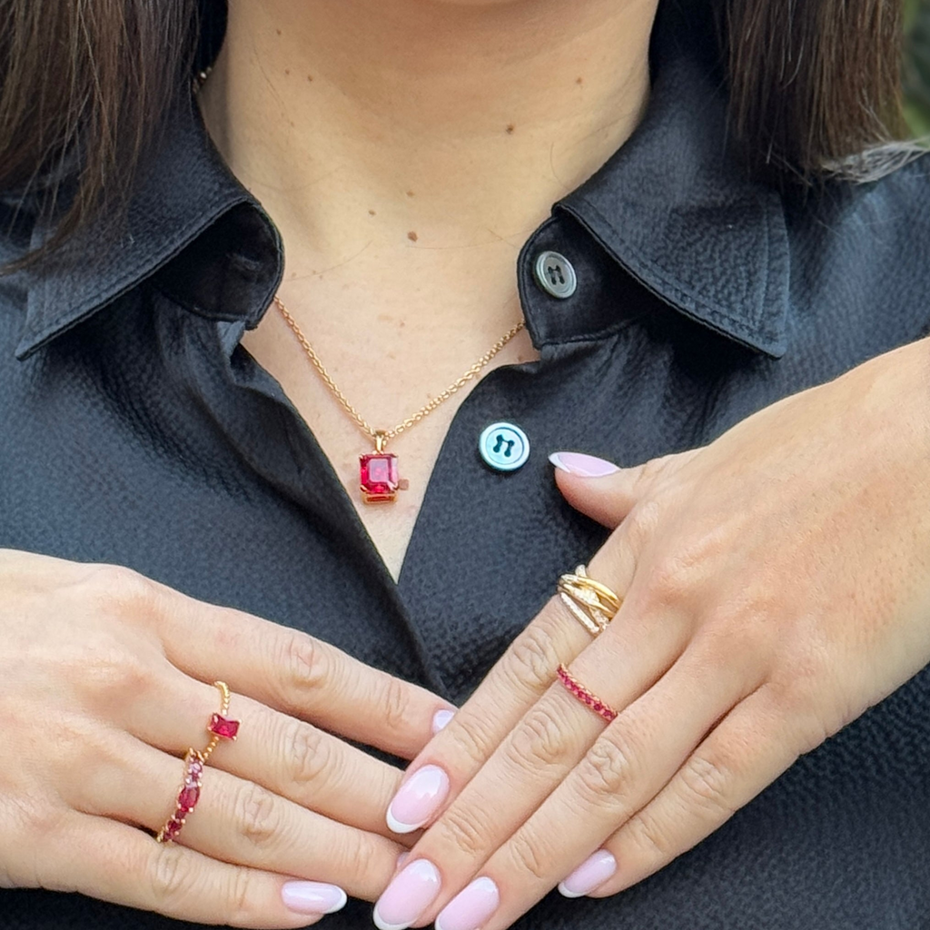 Lab-Created Ruby Ring in Gold ??? Ethical Fine Jewellery