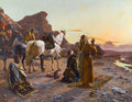 Prayer at The Sunrise - Canvas Prints