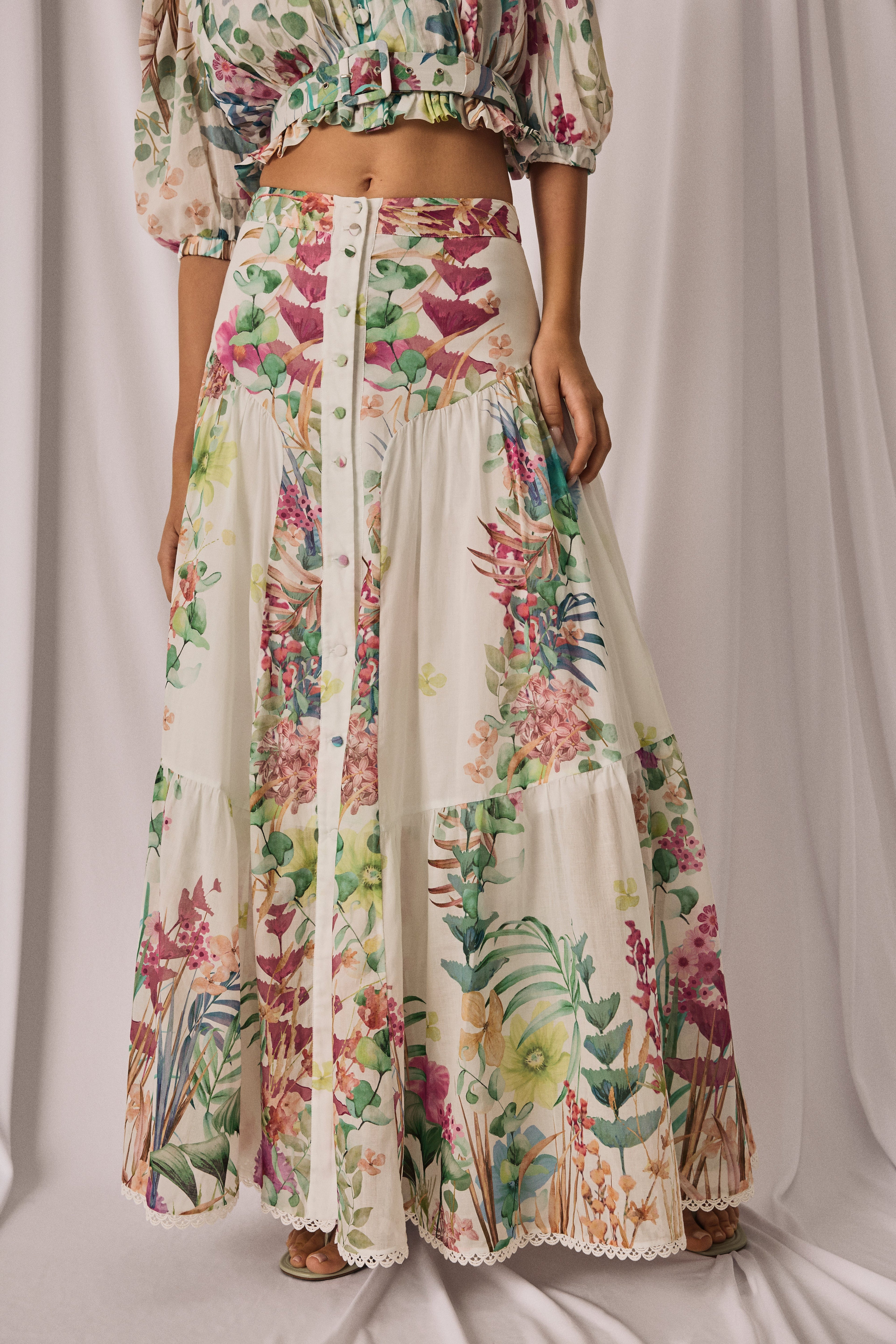 Roselle Long Skirt