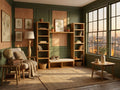 Reclaimed Wood Bookcase / Shelving Units reading nook  - readingnook