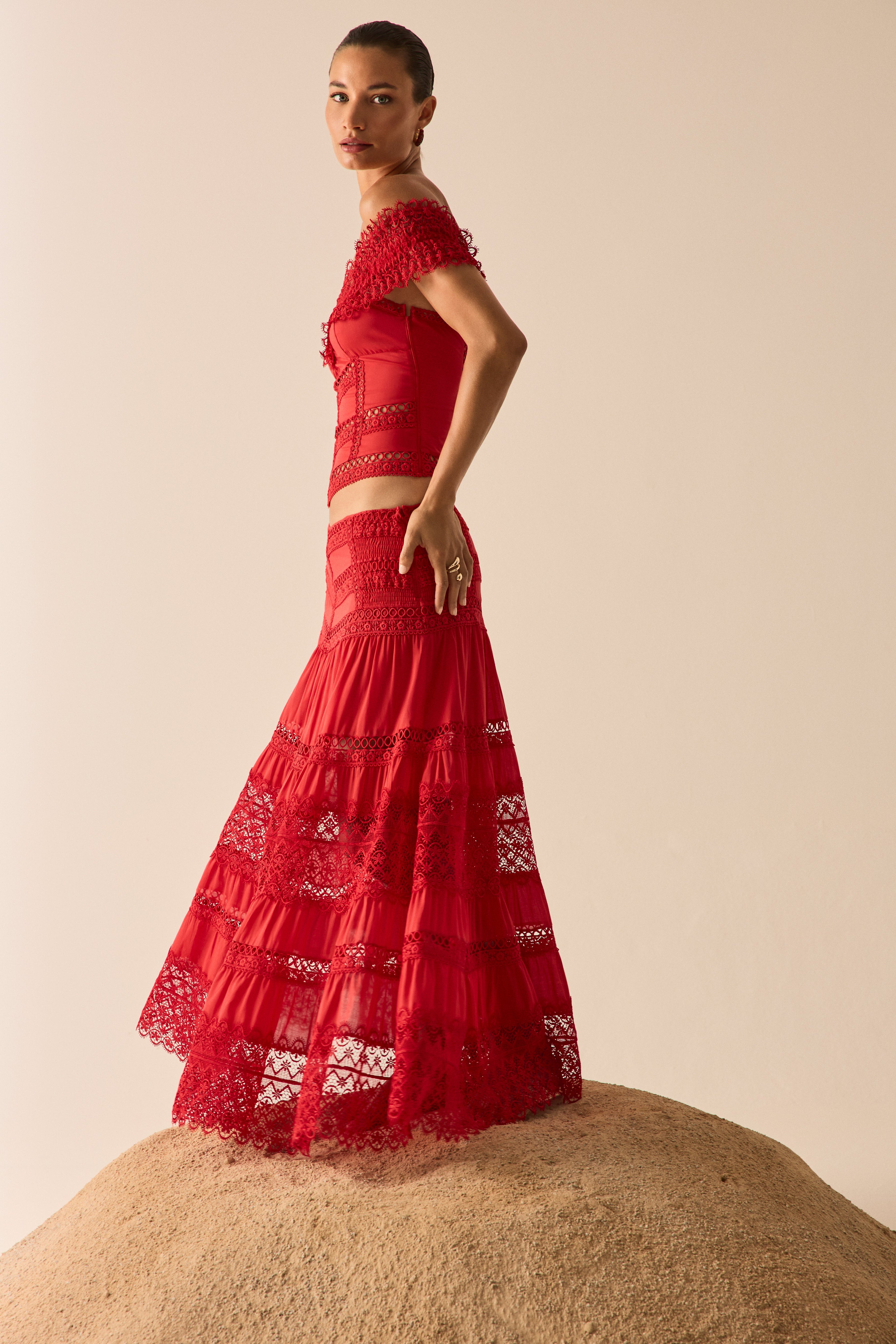 Serza Long Skirt