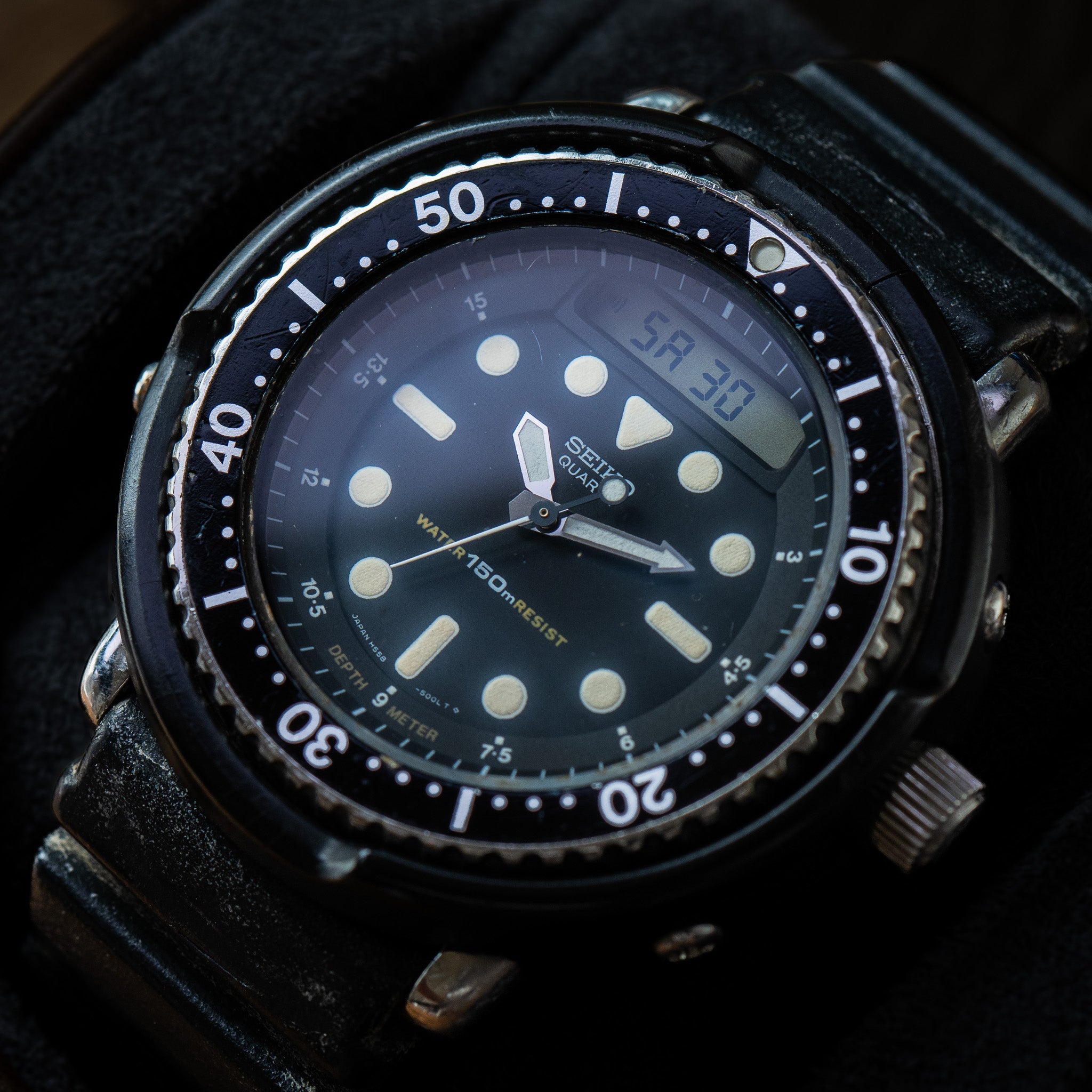 Seiko "Arnie" H558-5000 Analogue & Digital Chronograph