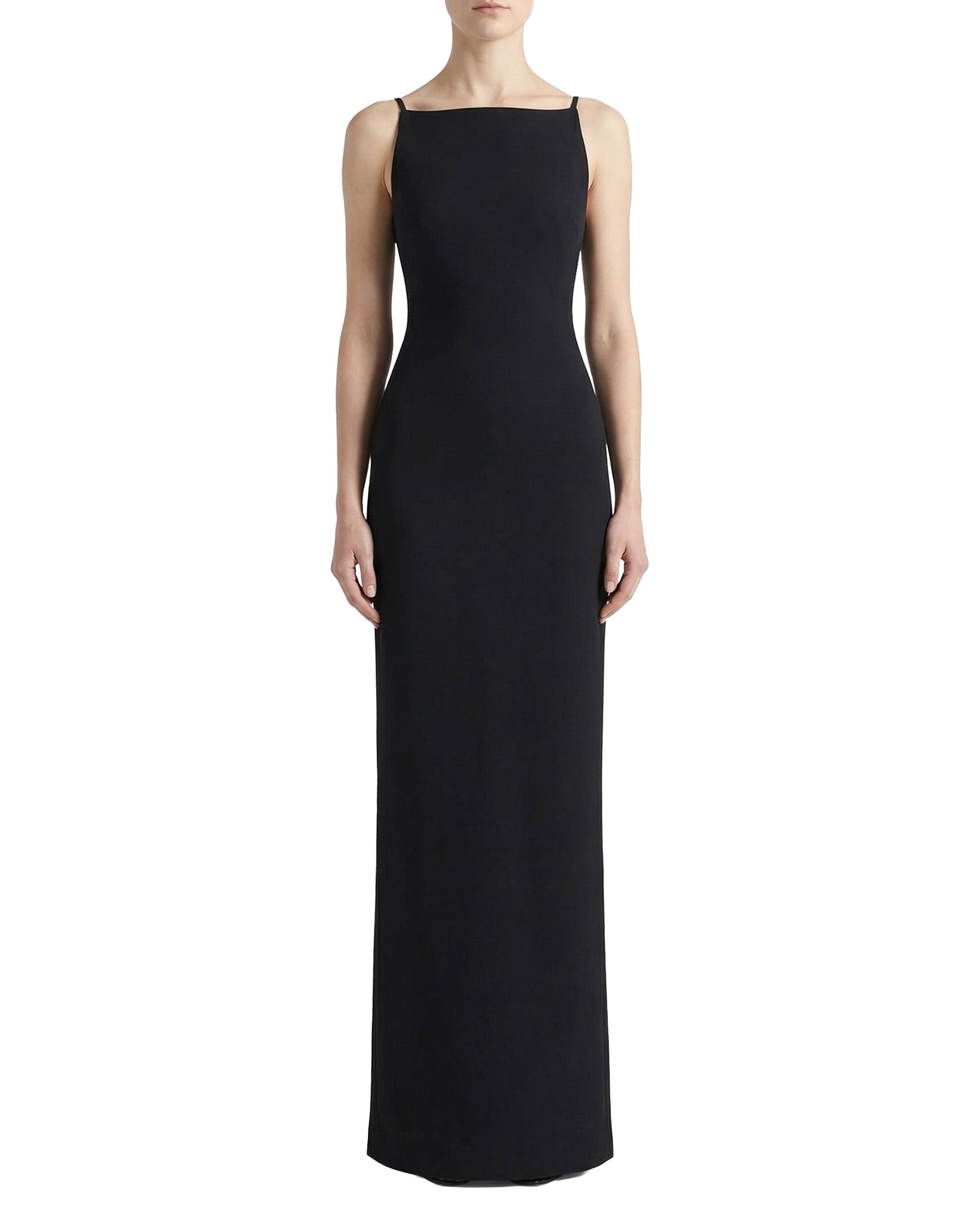 Sliced long dress