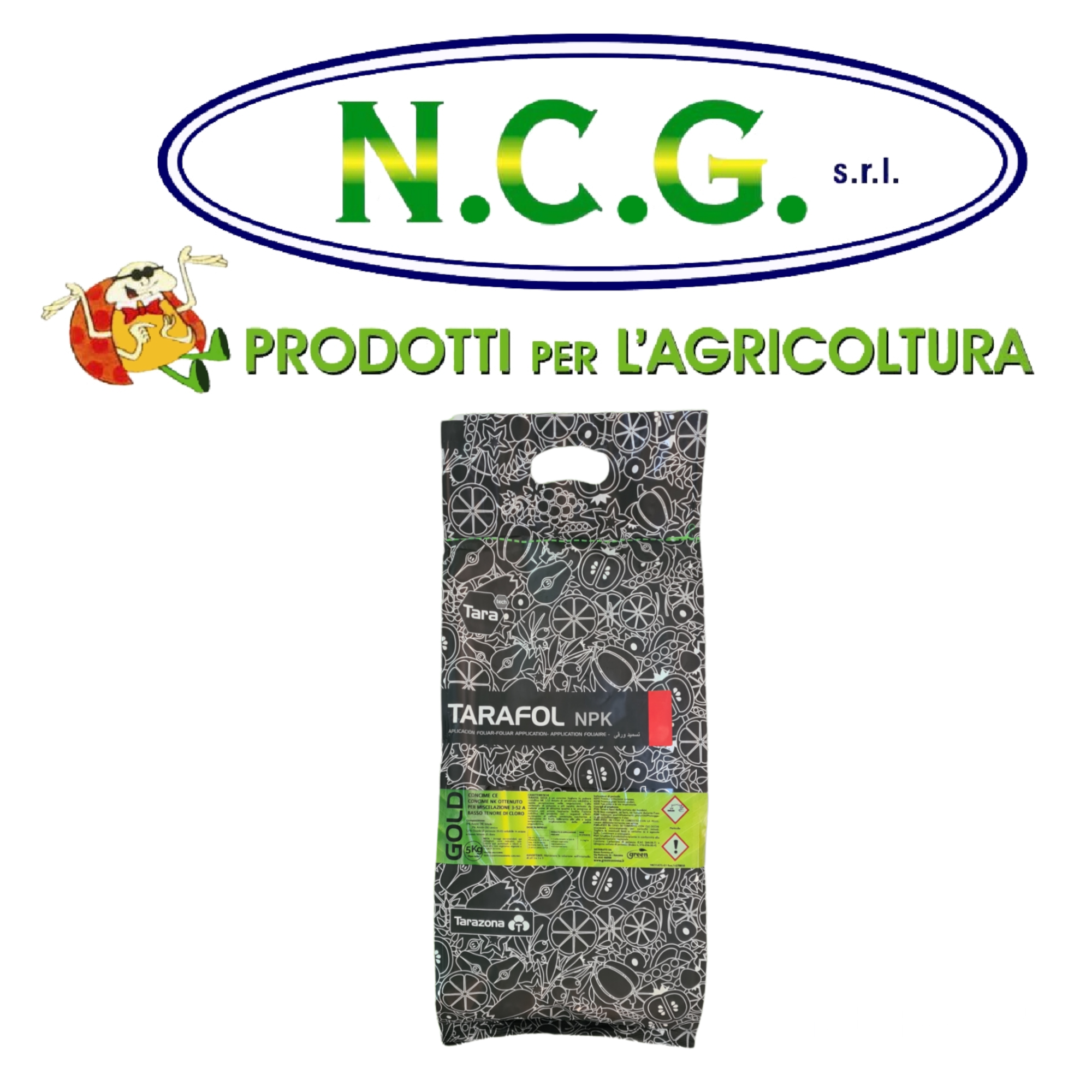 TARAFOL GOLD NK 3.0.52 – Concime Fogliare Cristallino ad Alto Tenore di Potassio