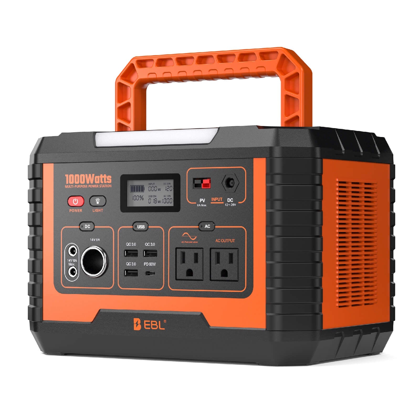 EBL Portable Power Station Voyager 1000w