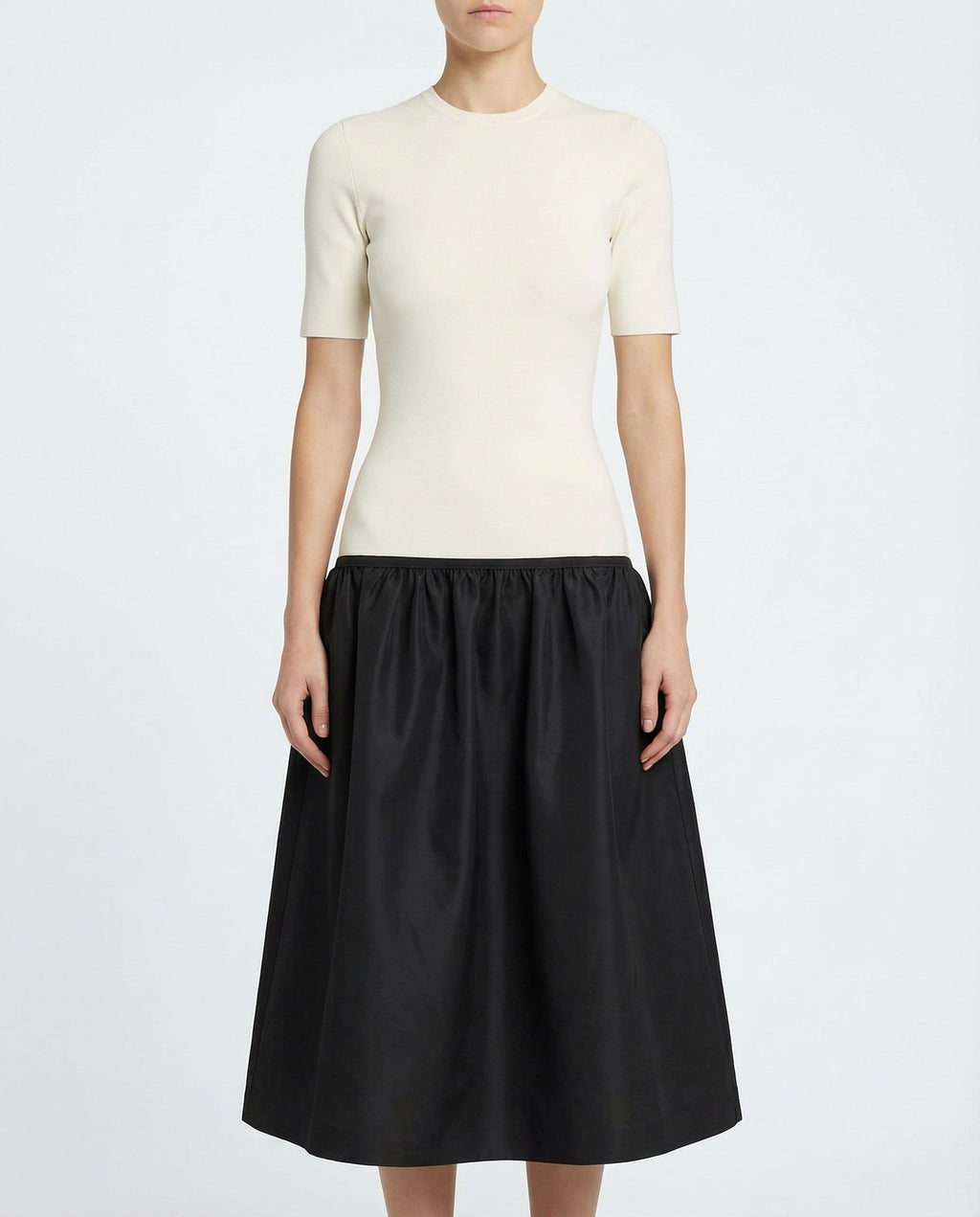 Toteme Twinflower crewneck midi dress