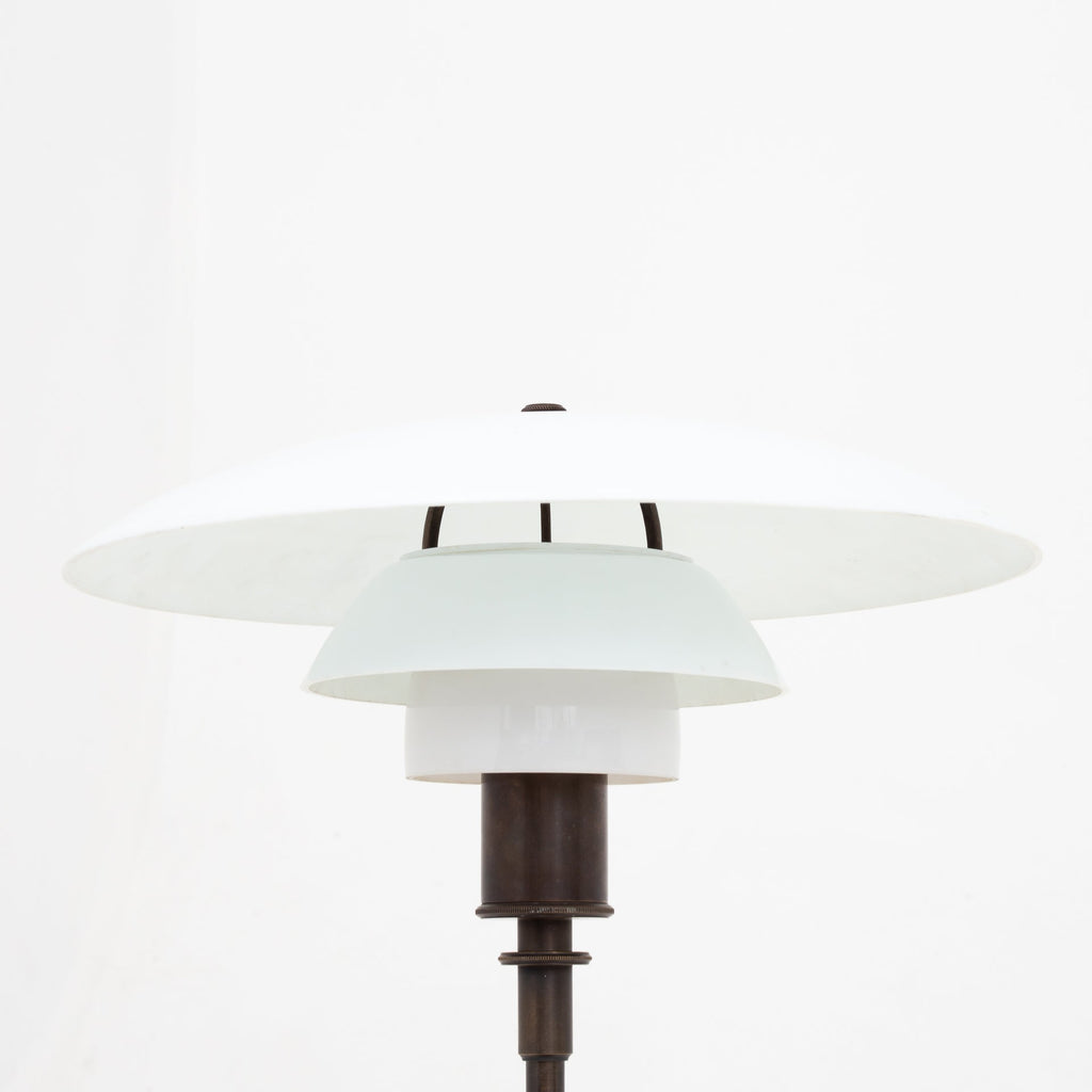 PH 4/3 - Bordlampe i bruneret messing