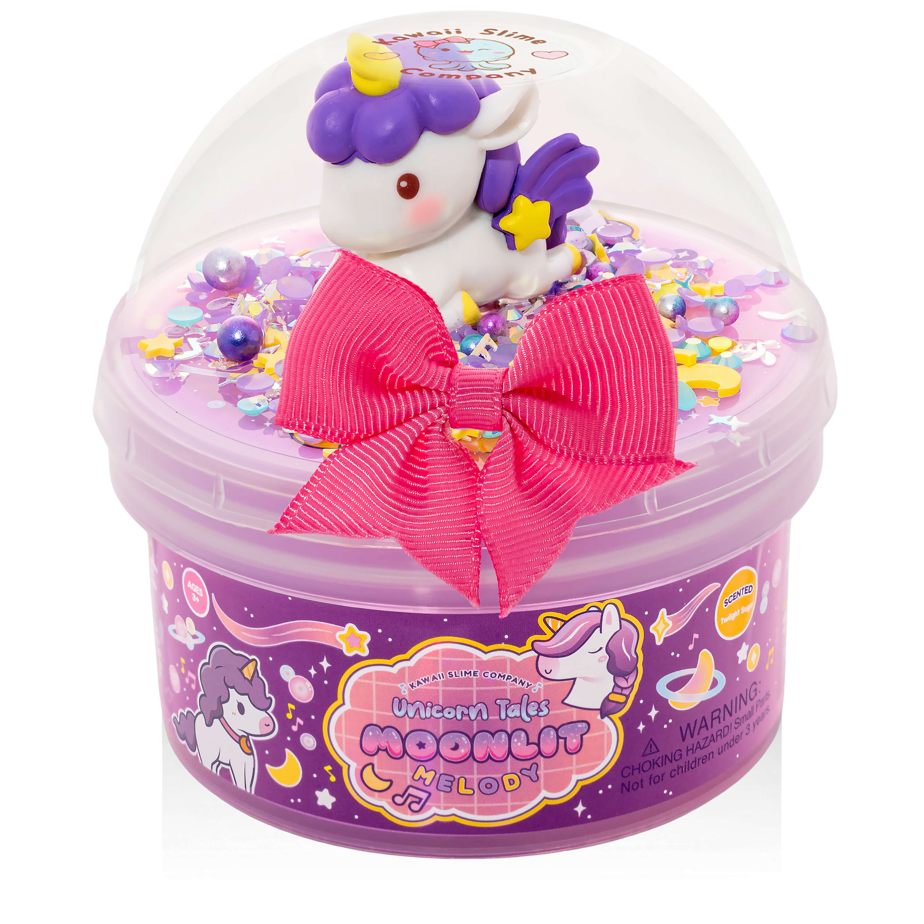 The Kawaii Company Unicorn Tales Moonlit Melody Butter Signature Dome Slime