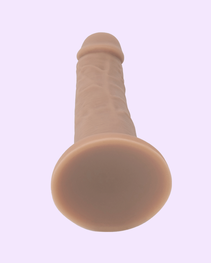Tan | Beyond Feelskin lifelike soft strap-on dildo suction base