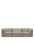 Flora 3-seater - Natural bouclé