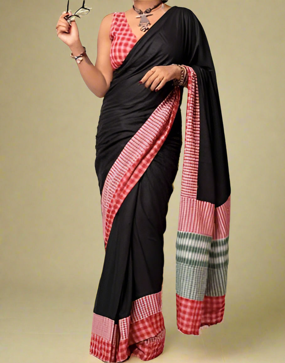 Ekaparna Khadi Cotton Saree