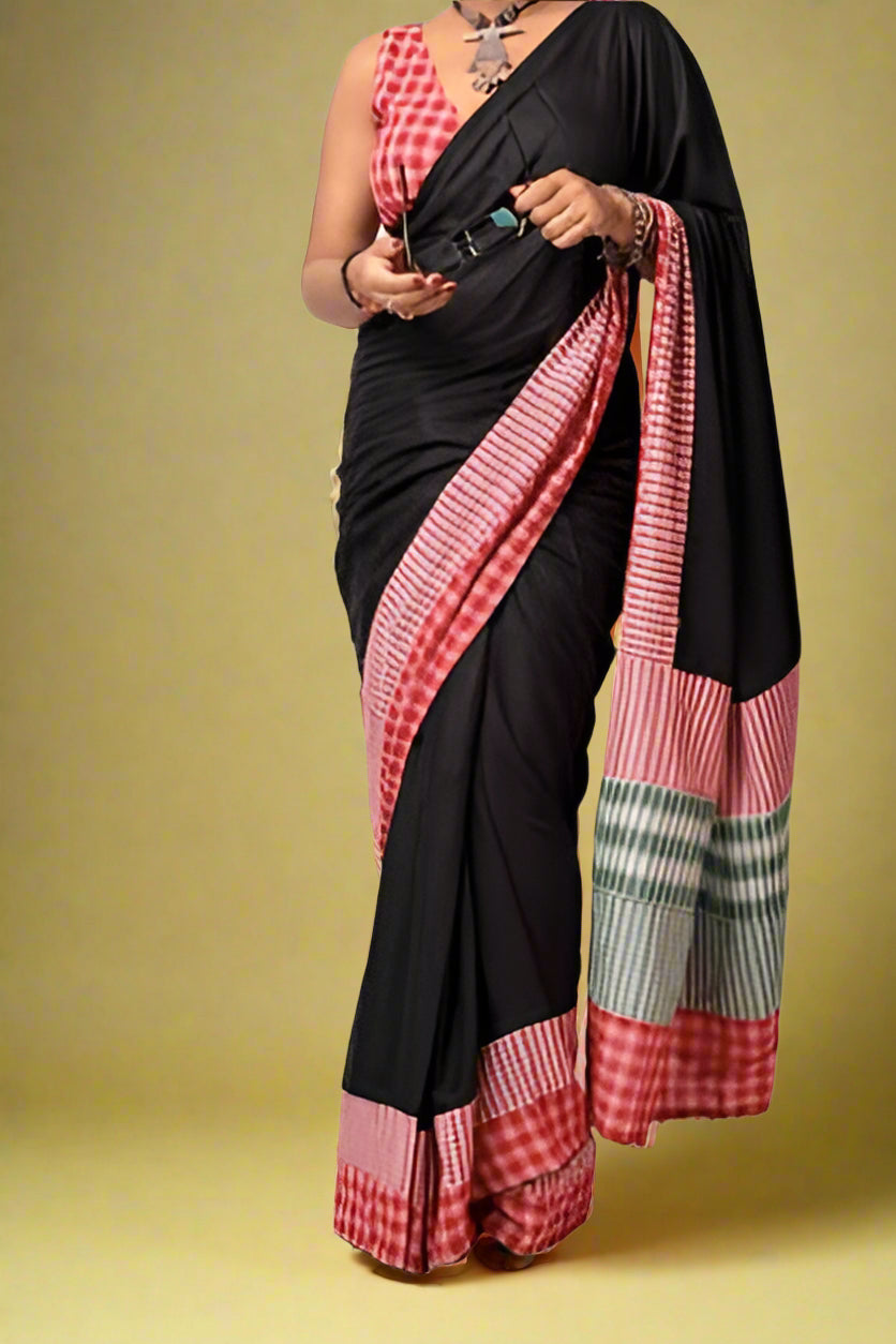Ekaparna Khadi Cotton Saree