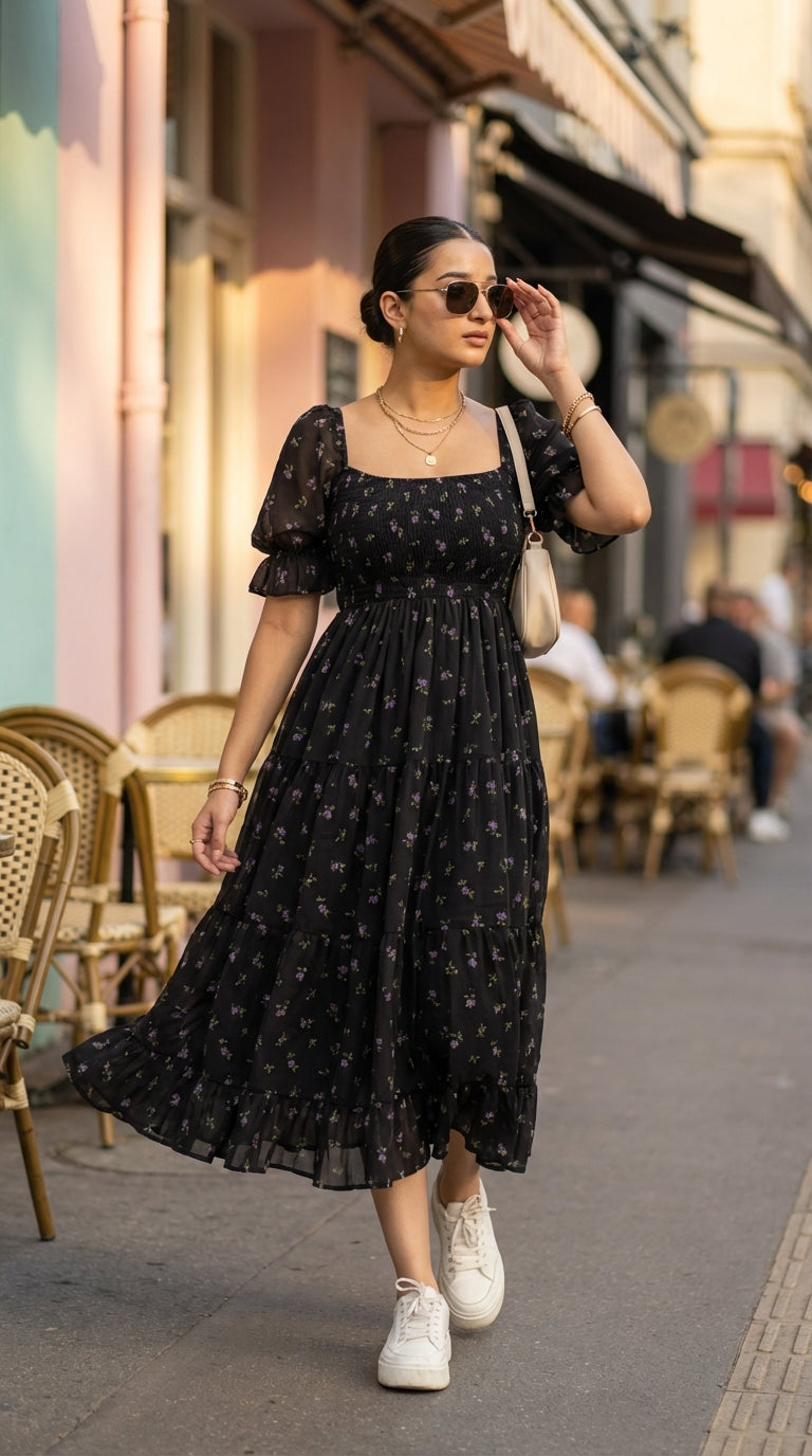BLACK MINIMAL MAXI