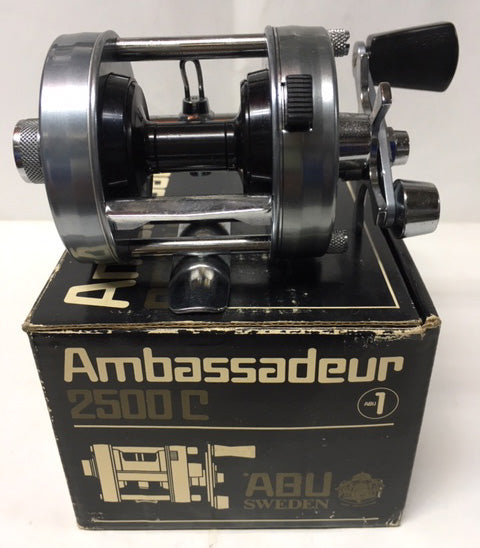 Vintage Reel made in 1980 ABU AMBASSADEUR 2500C