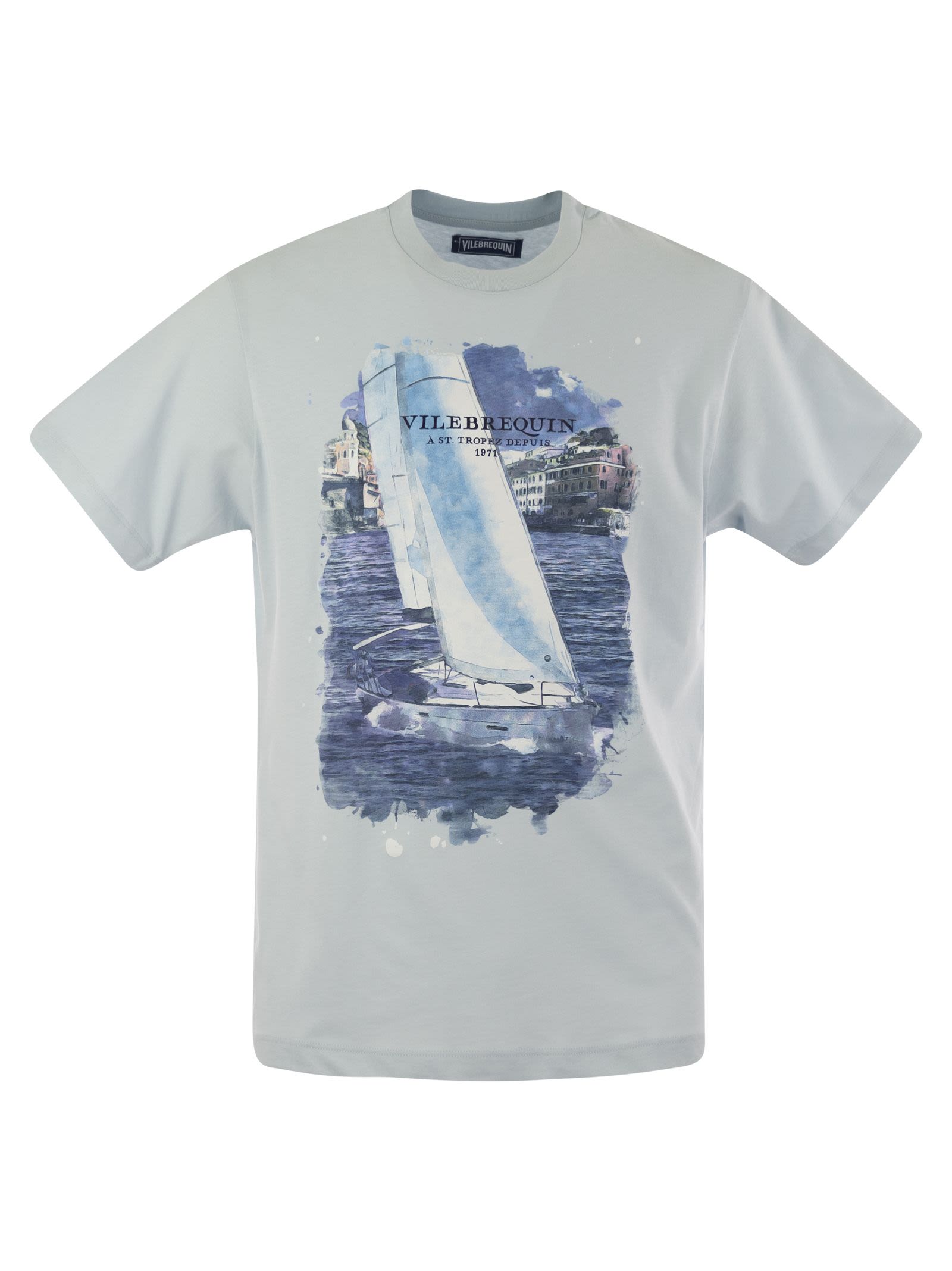 Vilebrequin Cotton T Shirt With Frontal Print