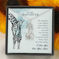 To My Daughter - Giraffe Love Necklace