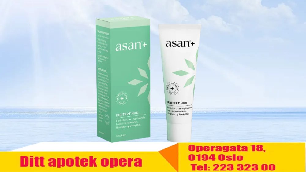 Asan+ irritert hud 50 g, 950078