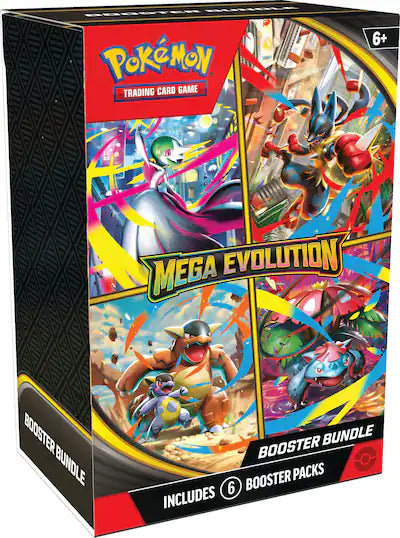 Pokémon Trading Card Game: Mega Evolution Booster Bundle 10-10054-108