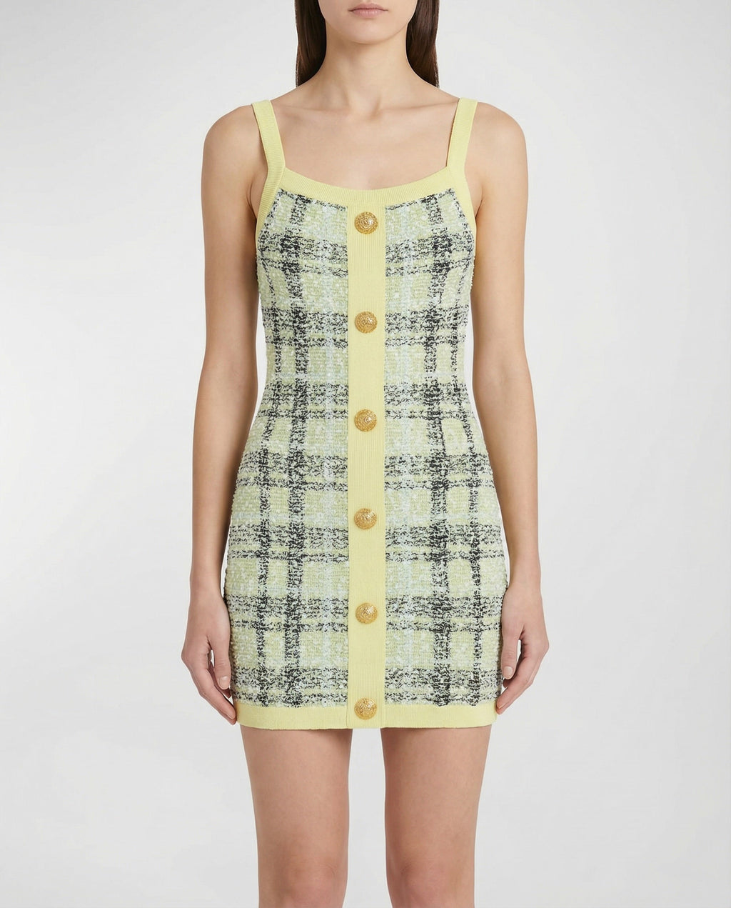 Balmain Buttoned mini dress