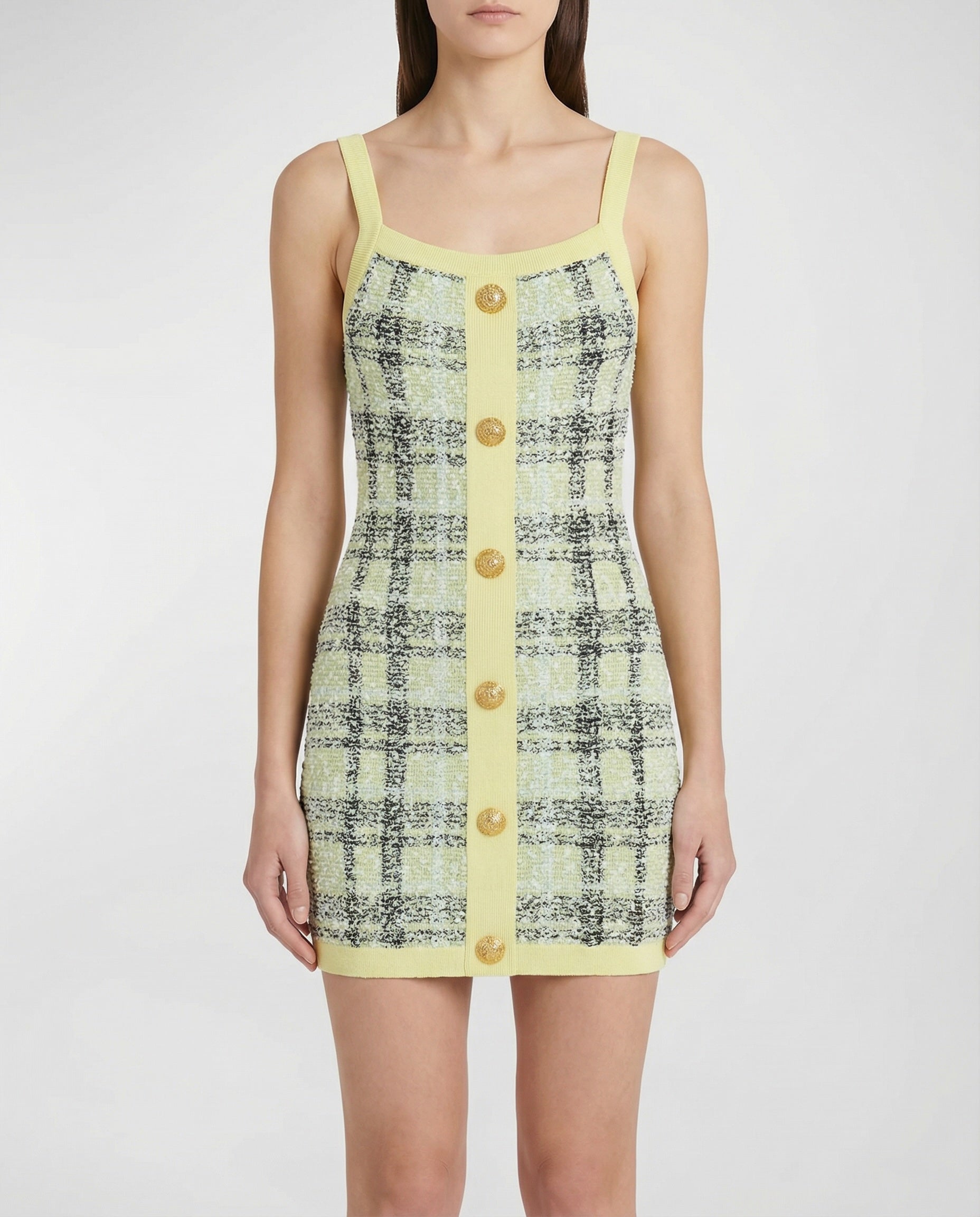 Balmain Buttoned mini dress