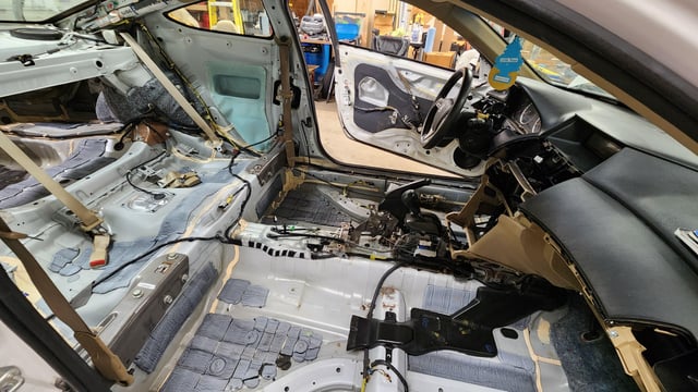 Bought a car from a smoker, and I'm going to get that smell out. I figured  it's easier to just remove everything and clean it outside the car. :  r/AutoDetailing