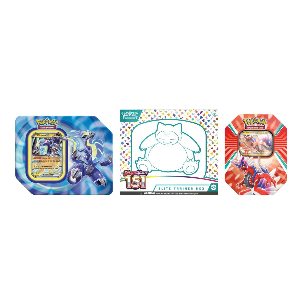 Pokemon Scarlet & Violet - SV03.5 - 151 Elite Trainer Box + Tins Bundle