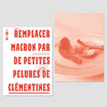 Objectif 3 : remplacer macron par des petites pelures de clémentines