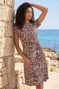 Brown Midi Dresses