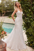 Andrea and Leo Couture Bridal CDS432W Fitted Lace Mermaid Wedding Dress