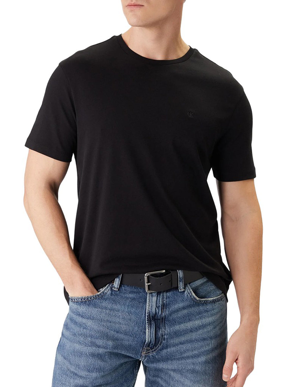 T-shirt Calvin Klein da Uomo - Nero