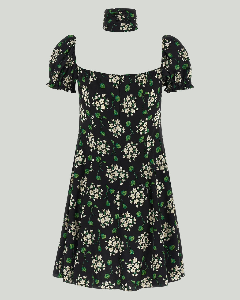 Floral puff sleeve mini dress