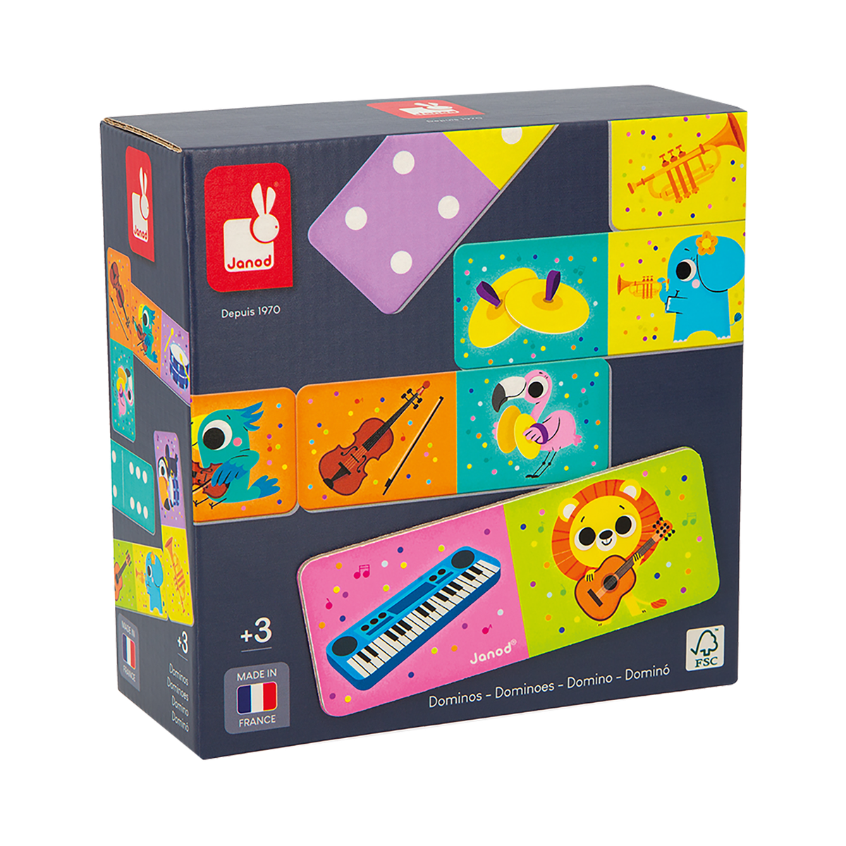 Dominos - Instruments de musique - Jeux de société - Boutique LeoLudo - Janod