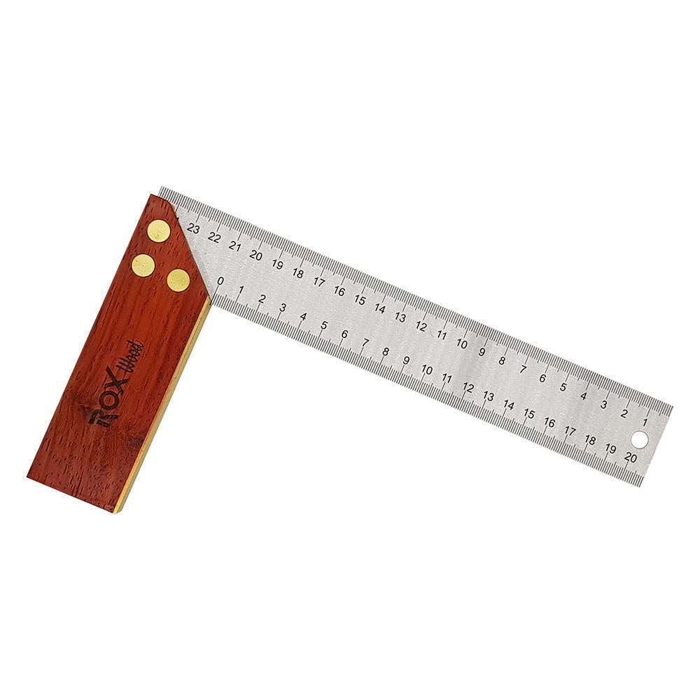 ROX Wood 9-Inch Carpenters Try/Mitter Square