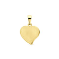 14k Geelgouden hanger in hartvorm