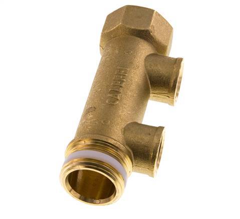 G 1'' x 2xG 1/2'' F/M/F Tuyaux de distribution en laiton 10 Bar