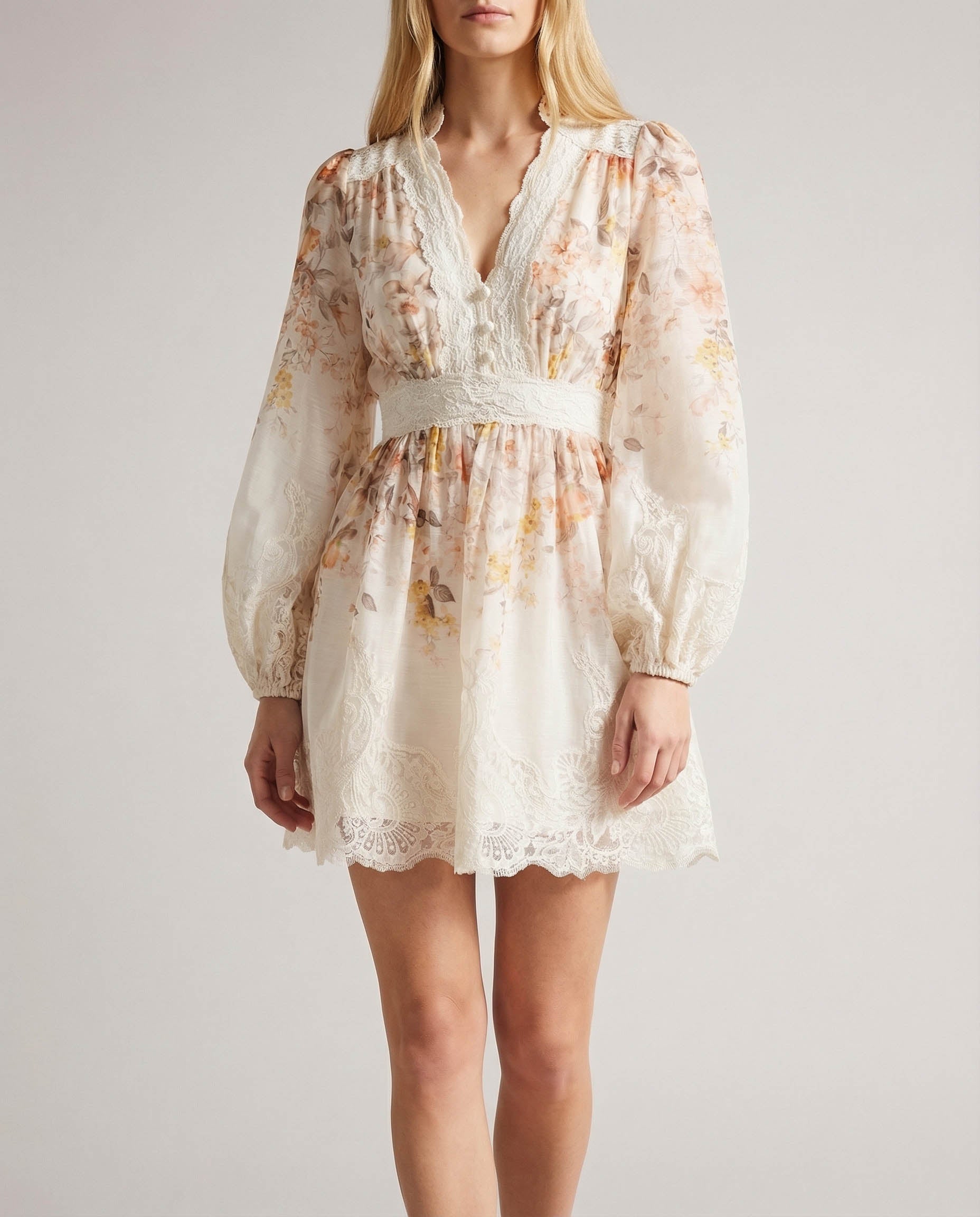 Zimmermann Luna lace lantern dress