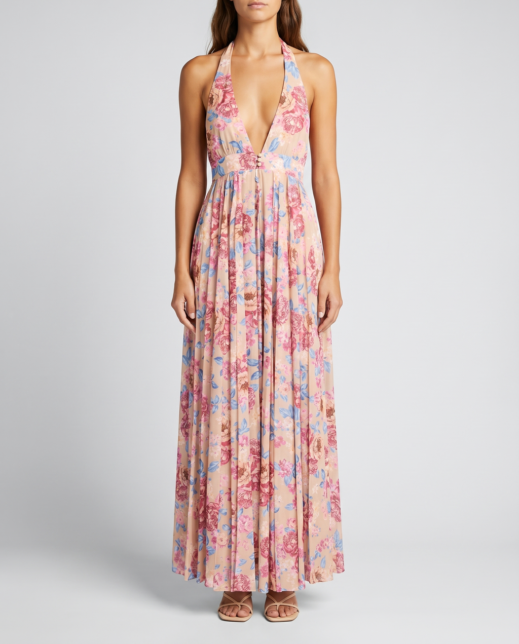 Long backless dress
