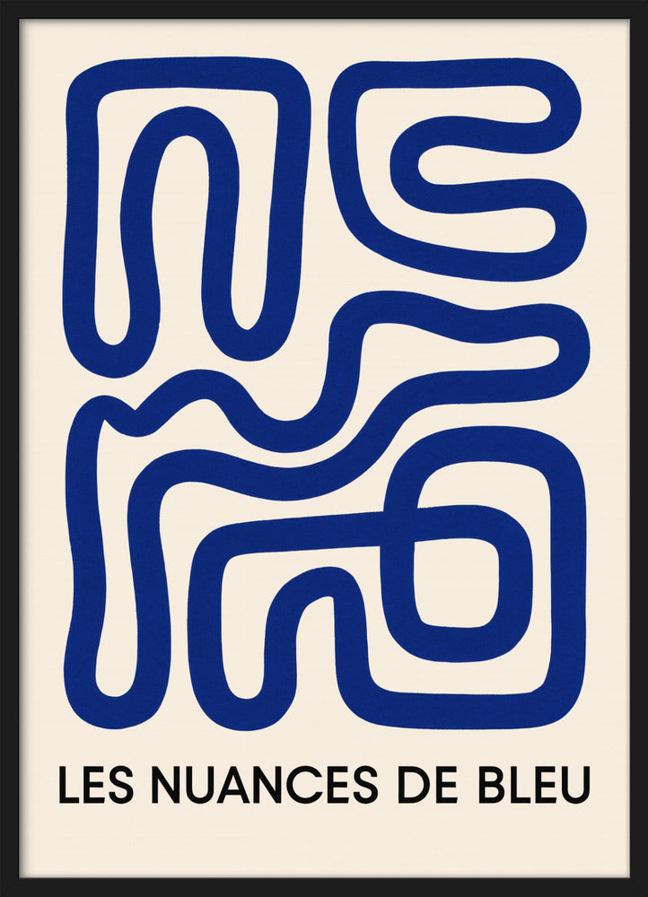 Les Nuances de Bleu plakat