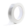 Glasfibertejp Korsarmerad 25mm x 50m Transparent - Stark Packtejp - Sanojtape SE