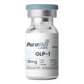 GLP-1 vial 10mg lyophilized peptide powder for research certified purity