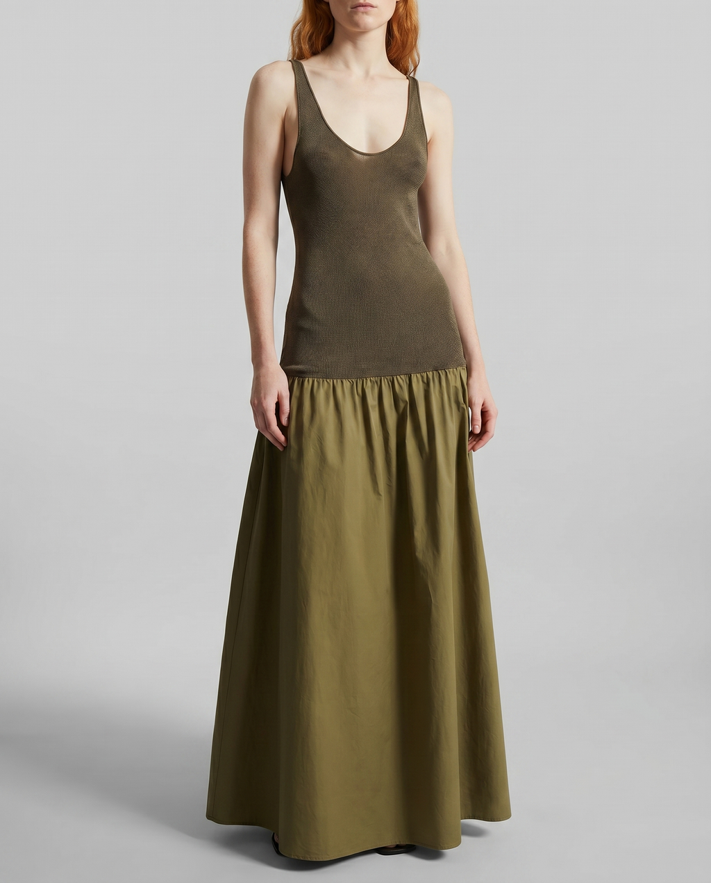 The Frankie Shop Iliya drop waist maxi dress