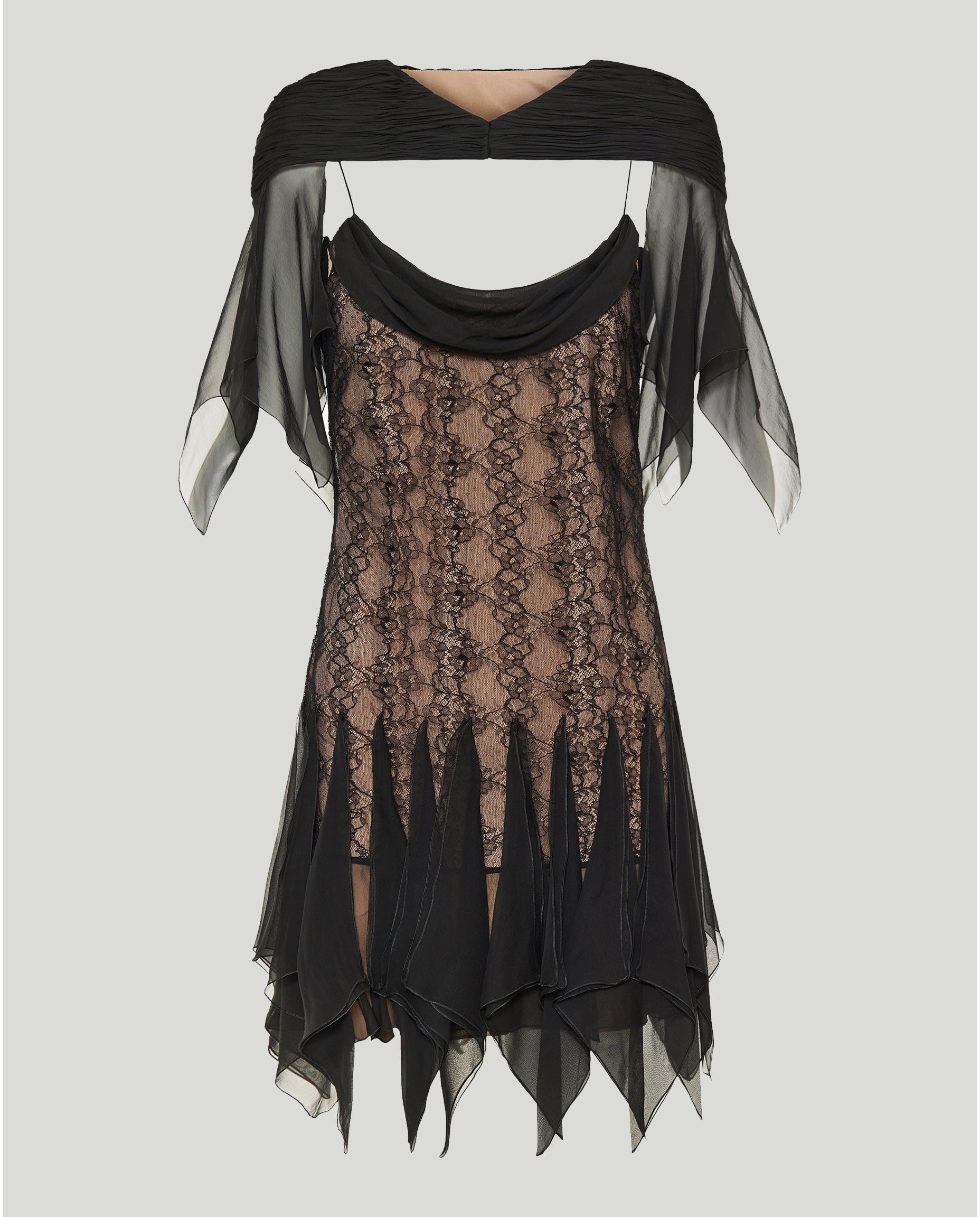 Lace mini dress