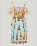 Sequin embellished mini dress