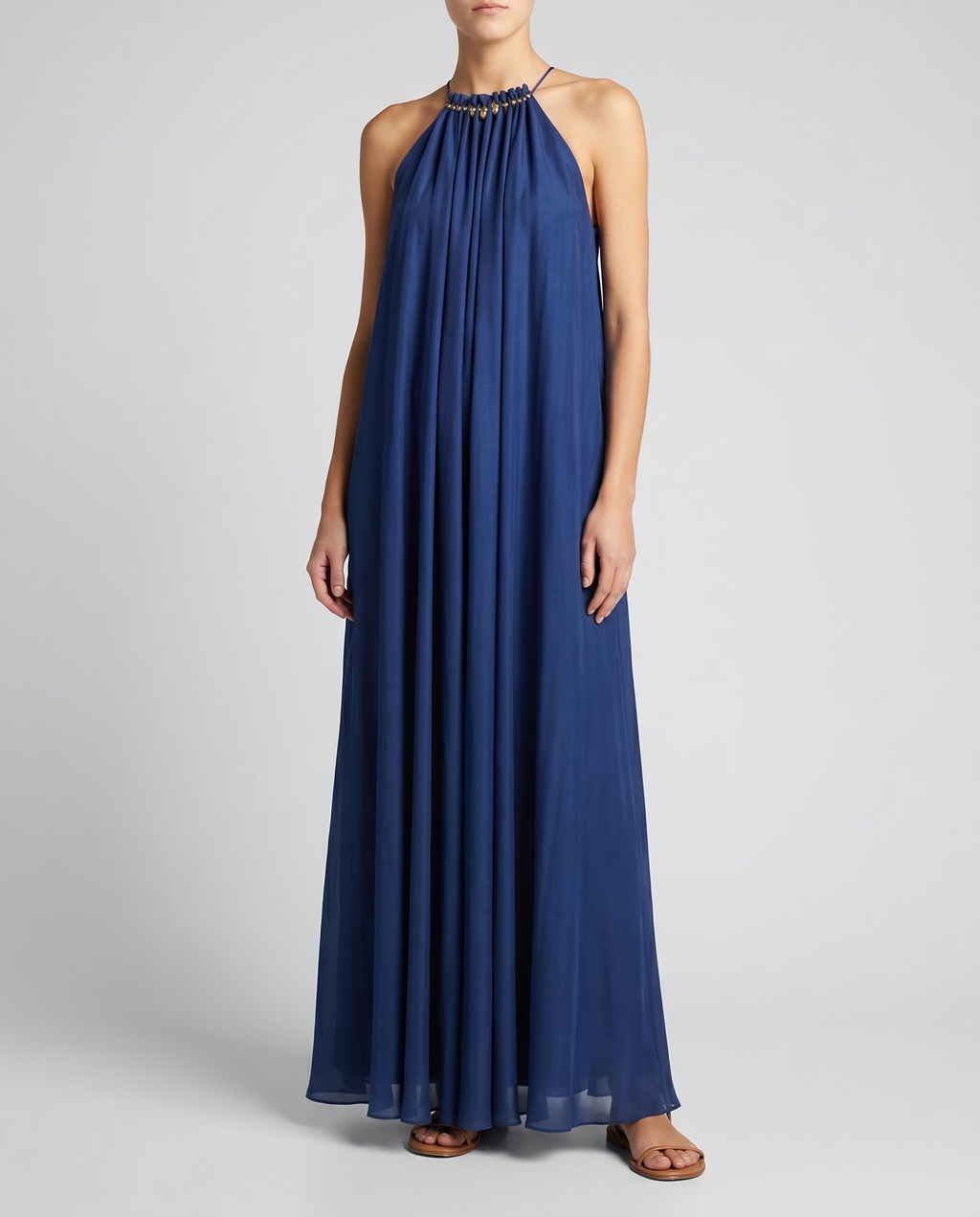 Zimmermann Aster gathered bead maxi dress