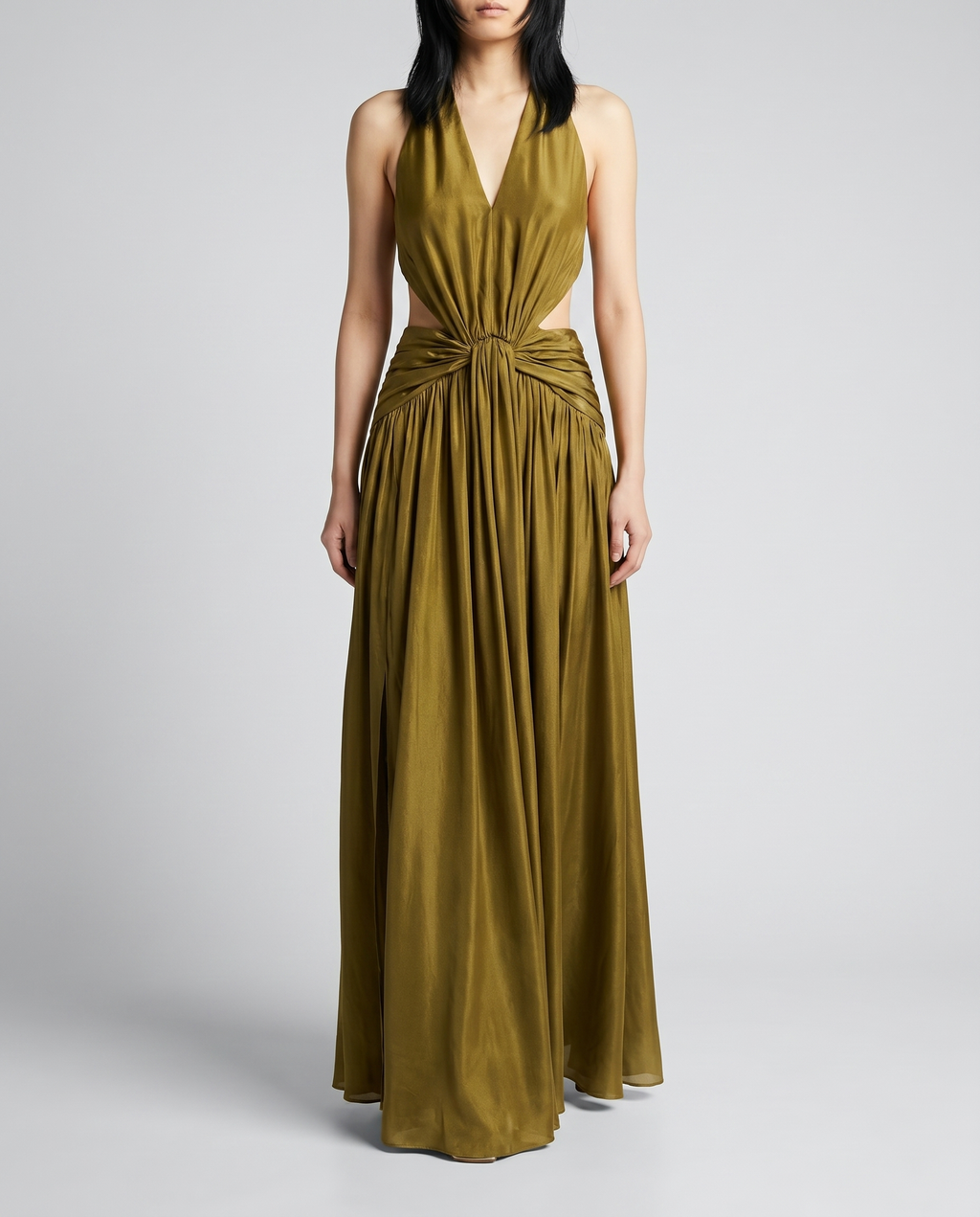 Zimmermann Indra plunge halter maxi dress