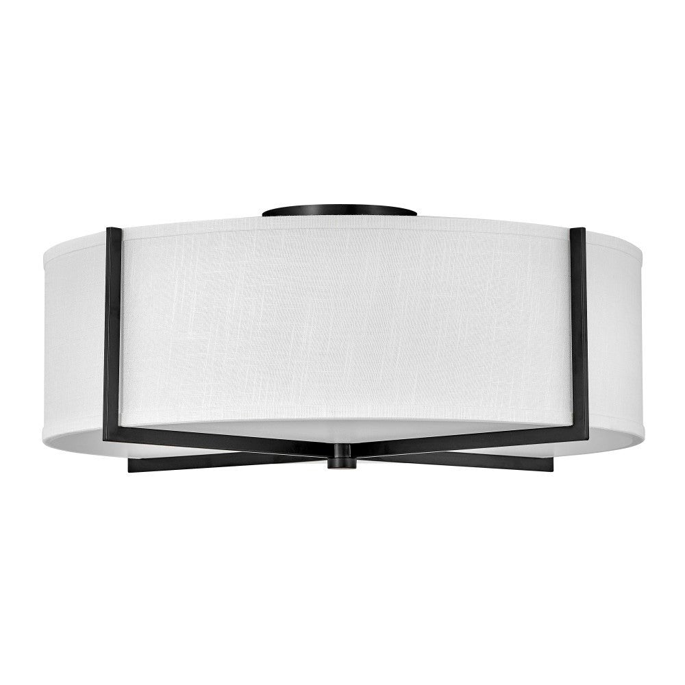 Hinkley Axis Off White Large Semi-flush Mount